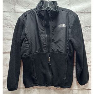 The North Face Girls Large 13/14 Black Fleece Jacket‎ Full Zip Jacket